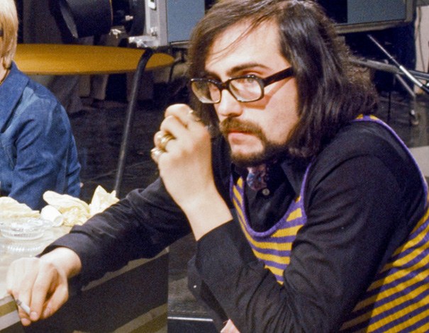 Photographie de Philippe Druillet à Montréal en 1973.